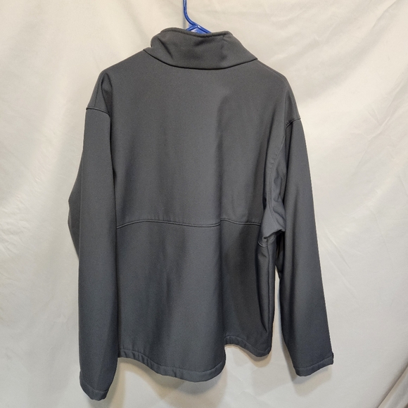 MSRP $115 Columbia Ascender Softshell Front-zip Jacket Grey Men's Size XXL - Picture 2 of 7